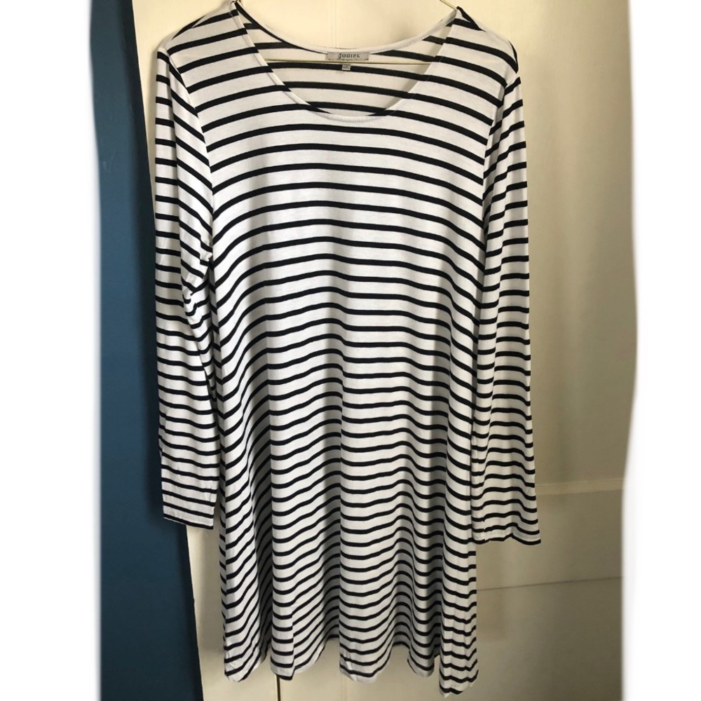 Black & White Striped Dress